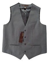 Perry Ellis Waistcoat Vest Mens Size L Dark Chocolate