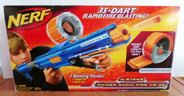 nerf raider fire