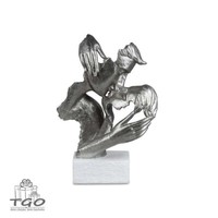 Formano BüSte Paar Weiss-Silber Auf Sockel 37X26Cm-716323