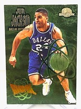 1995-96 SkyBox Premium Atomic Dallas Mavericks Basketball Card #A13 Jim Jackson