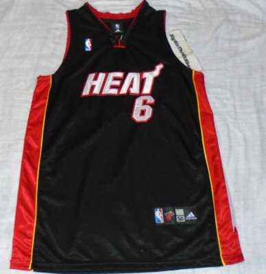 LeBron James Adidas Miami Heat Authentic NBA Basketball Jersey