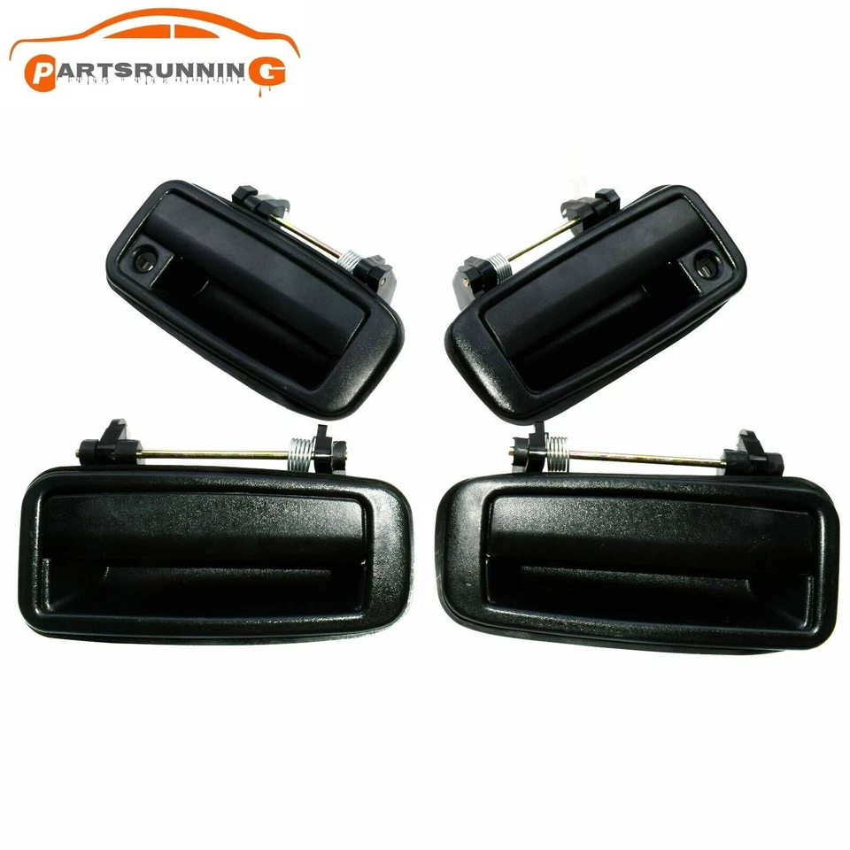 Nuevo kit de manija de puerta exterior 4 piezas delantera trasera izquierda y derecha para Toyota Corolla 1988-1992 Foto 2 de 4