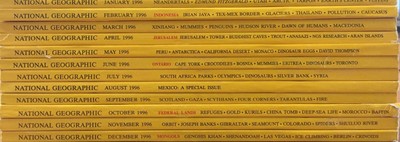 National Geographic Magazine 1996 All 12 Issues | eBay