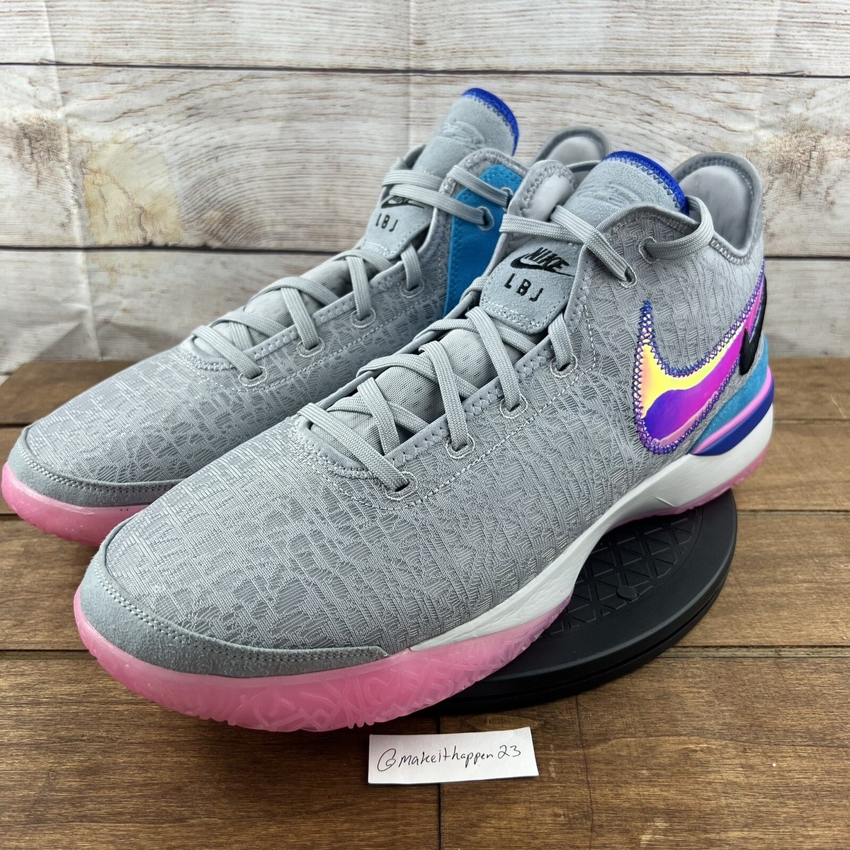 Nike Zoom LeBron NXXT Gen Wolf Grey Pink Spell DR8784-002