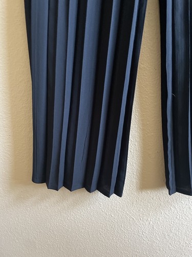 Babette SF Black Pleated Accordion Pants XL Elastic Waist Palazzo Artsy EUC - Picture 3 of 4
