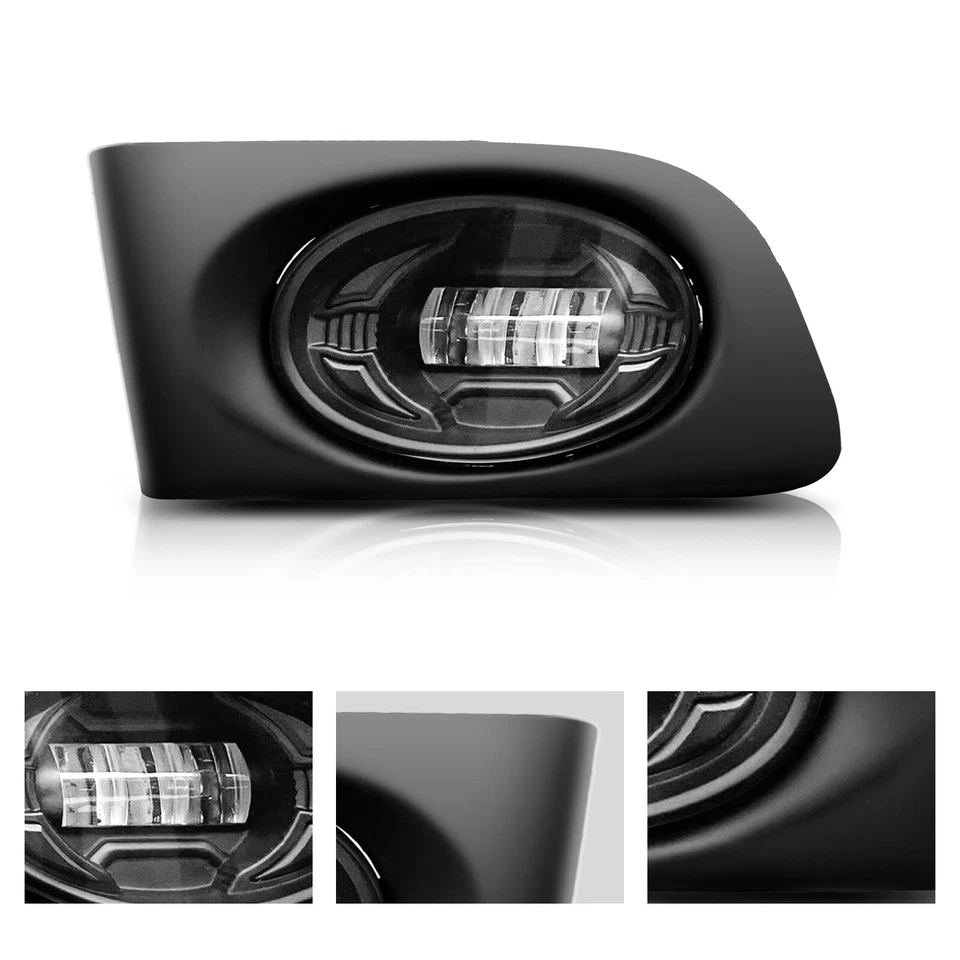 Luces antiniebla LED para Honda Civic 2001-2003 luces de parachoques delanteras + cableado Foto 4 de 4