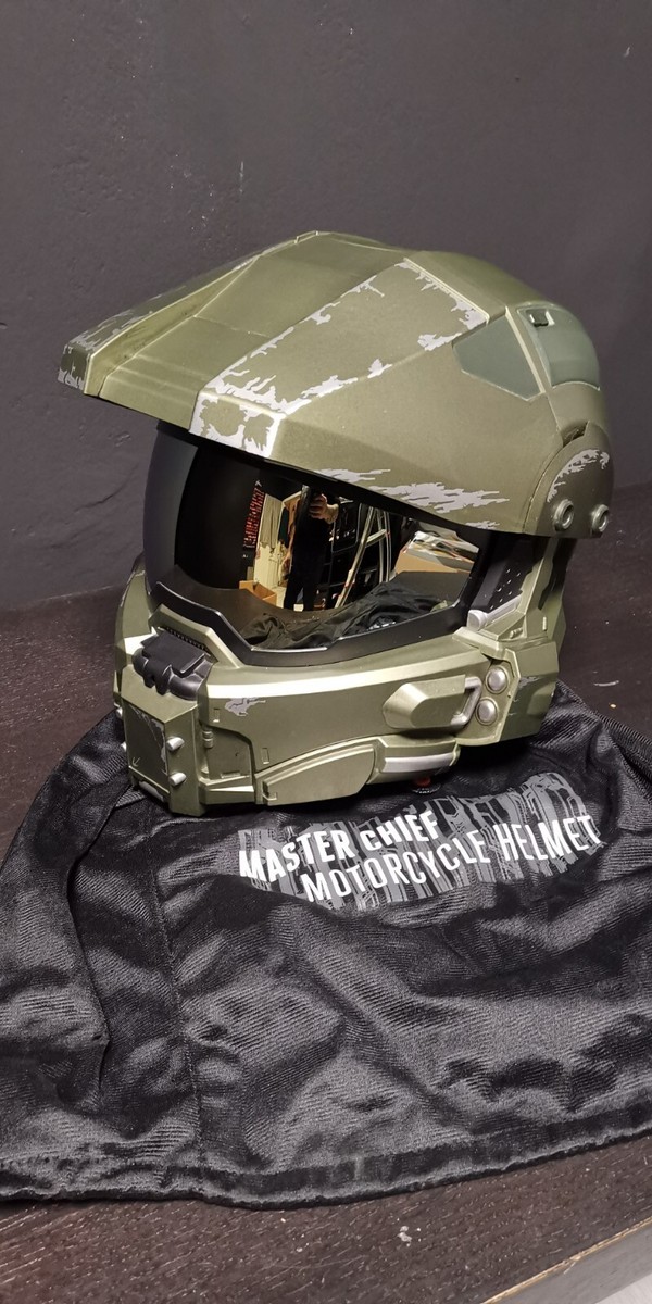 Master Chief Motorcycle Helmet Neca Halo Deluxe Master Chief Helmet