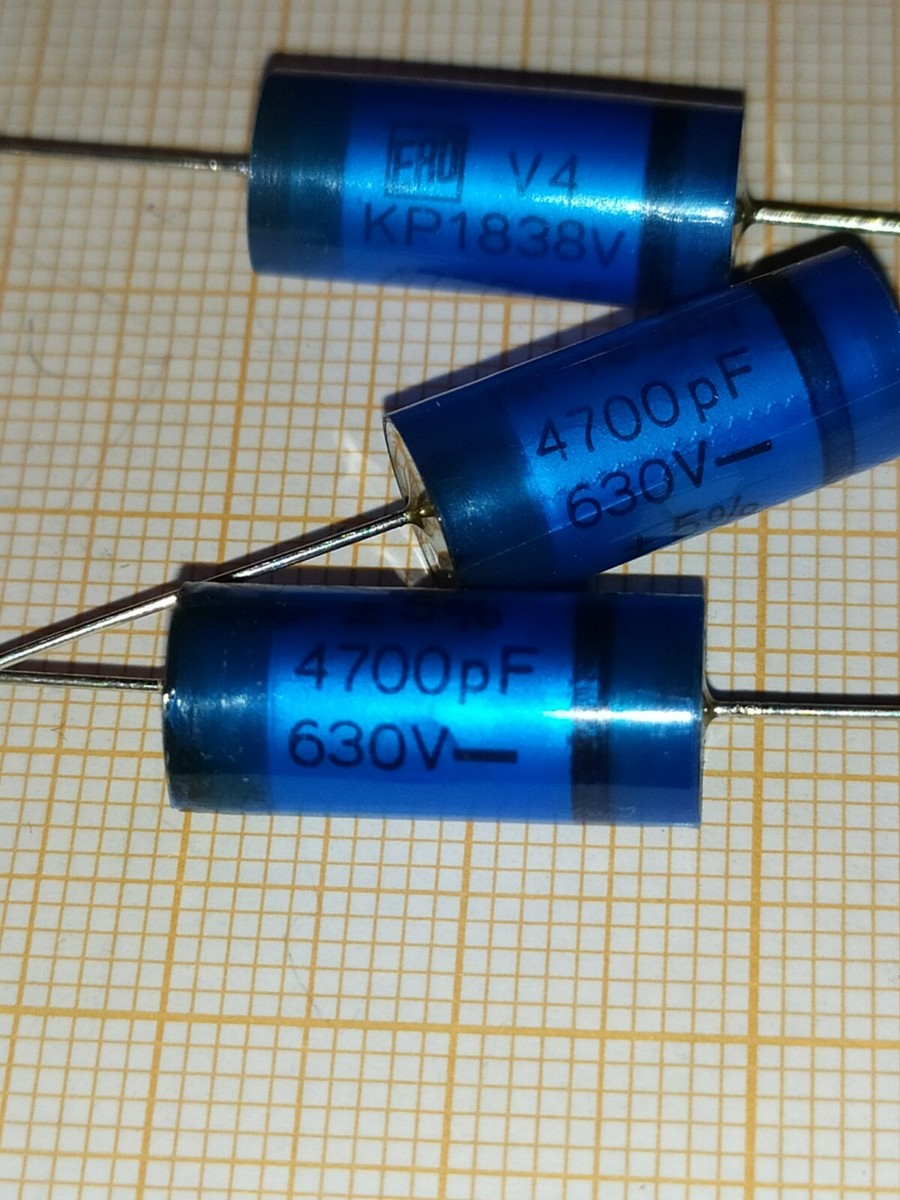Condensateur MKP ERO 47nF 630V - Lot De 6 Pièces Neuves, Référence 3031/1a