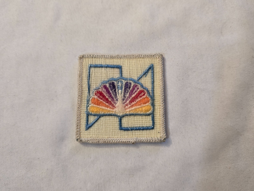 Patch logo pavone NBC National Broadcasting Company vintage - Foto 2 di 2
