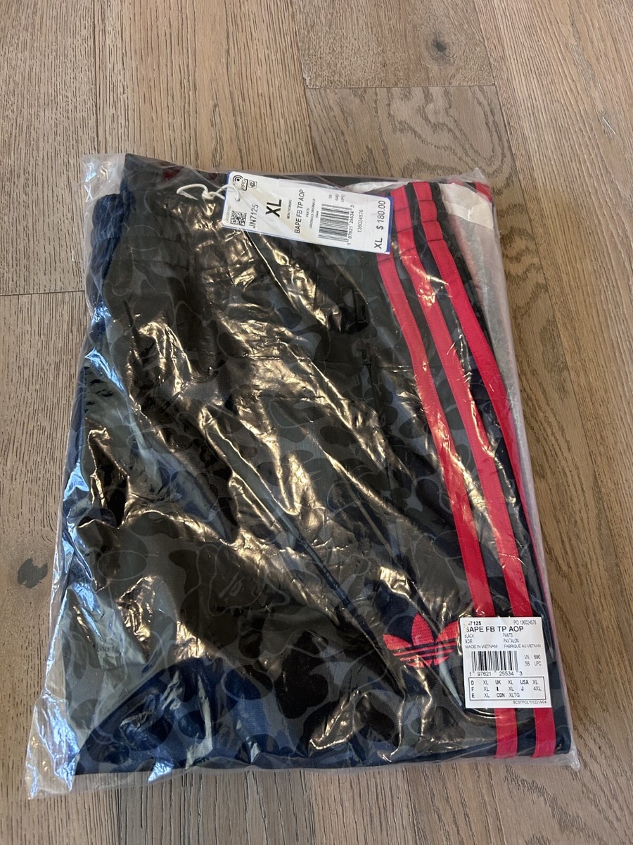 A adidas x bape freebird track pant SZ XL NEW | eBay