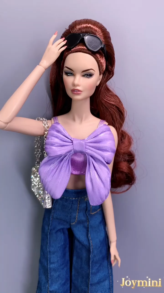 Abito Per Bambola In Maglia Verde Chiaro Scintillante Per Bambola - Foto 10