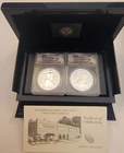 2013-W Proof & Reverse American Eagle Set-Two 999 Silver 1 Oz Ounce Art Rounds