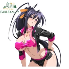 EARLFAMILY 5.1" Sexy Akeno Waifu Anime Car Stickers Motorcycle Trunk Vinyl Decal
