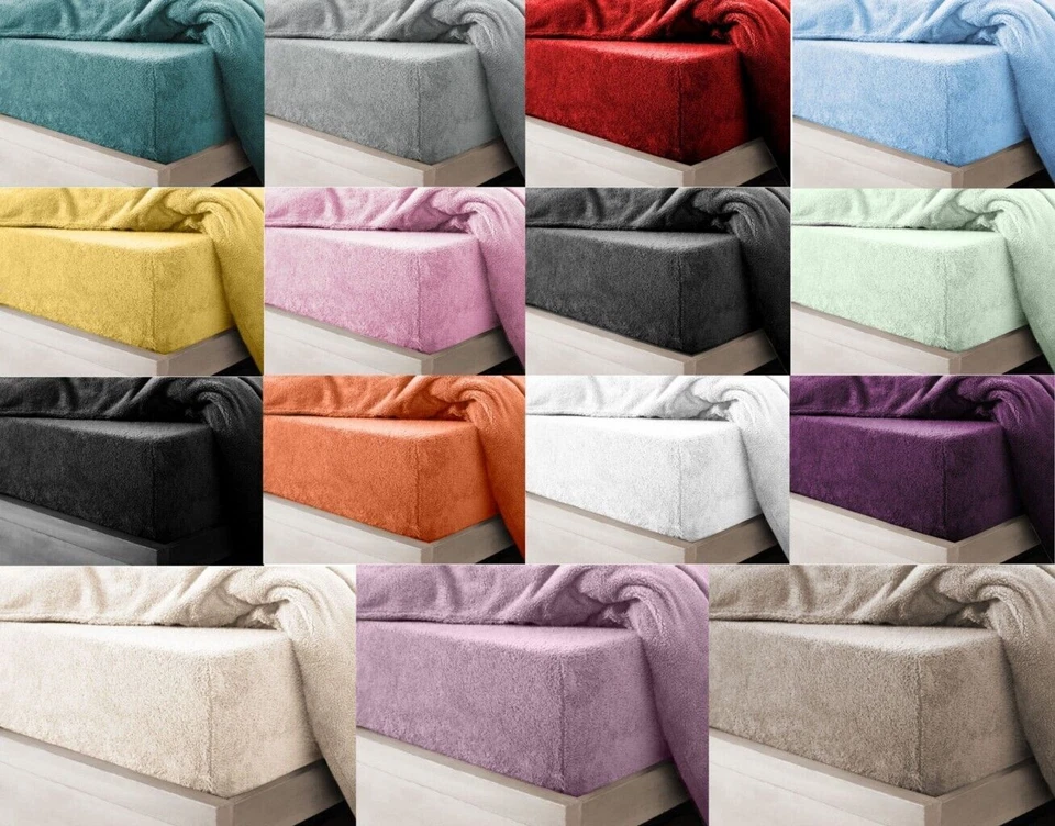 Warm Cosy Teddy Fleece Fitted Bed Sheet Thermal Super Soft Bedding Bottom Sheets
