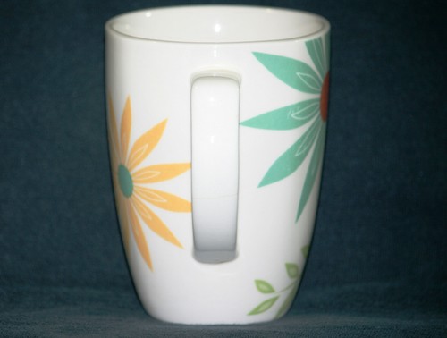1 Corelle Coordinates Porcelain Happy Days 12 oz Coffee Tea Mug Floral Cup - Picture 2 of 6