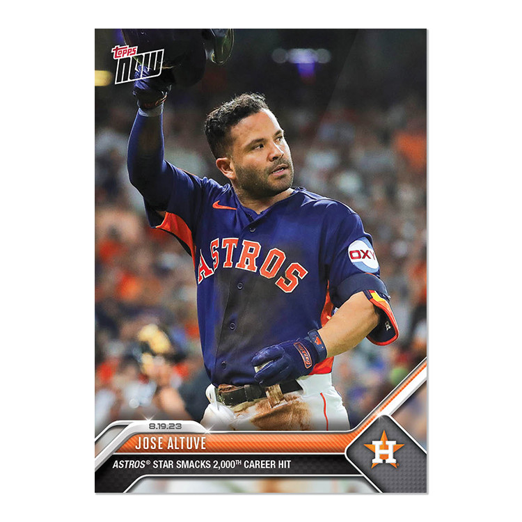 JOSE ALTUVE 2023 TOPPS NOW #732 HOUSTON ASTROS🔥