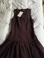 ZARA MINI DRESS~ BROWN/BURGUNDY COLOR