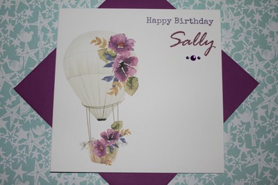 handmade birthday card for aunty