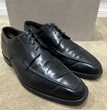 ALLEN EDMONDS CHARLESTON Lace-up Black Leather Dress Shoes MADE IN USA Sz. 9.5 D