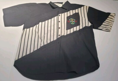Supreme Washed Stripe Polo “Black” Men's Rare Vintage 90s Hip Hop Task Force Striped Shirt Jekel