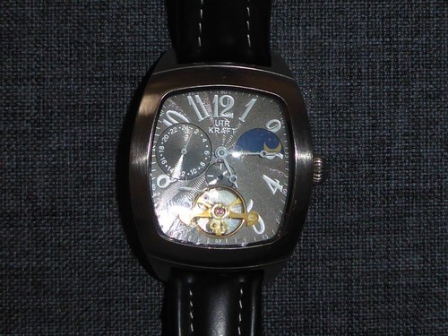 Damen Uhr KRAFT UK-100 Automatikuhr Lederarmband schwarz TOP - Bild 2 von 15