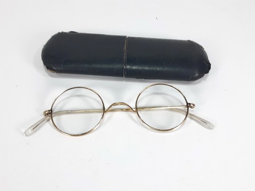 Runde Brille Anfang 1900 Gold gefüllt - Bild 8 von 10