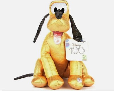 Disney 100 Mickey & Friends Pluto weiches Kuscheltier Plüsch & 3 Geräusche 30 cm