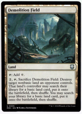 Demolition Field 0335 Non Foil Uncommon Modern Horizons 3 Magic The Gathering NM