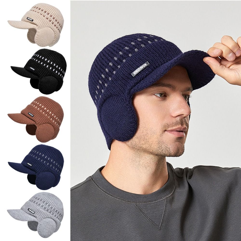 APL Peluche Rivestito Cappelli Beanies Con Orecchio Chiudi Orecchie Protezione Cappelli Invernali Caldi