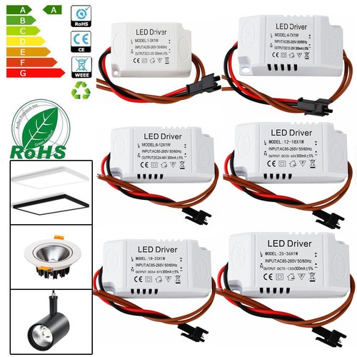 LED Driver Trafo 3W 7W 10W 18W 25W 36W Netzteil Treiber Transformator DC 12V 36V - 第 1/17 張圖片