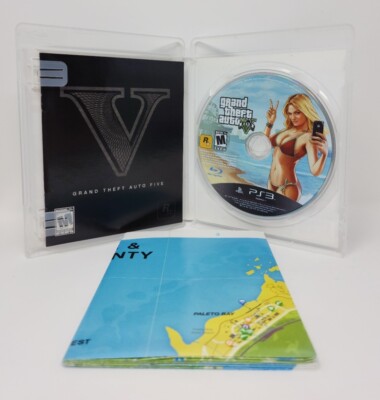 Grand Theft Auto V 5 GTA V (Playstation 3 PS3) CIB Complete with