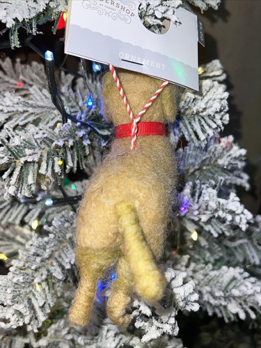 🎄Target Wondershop 2022 Yellow Lab Dog Christmas Ornament WOOF! WOOF! HOLIDAY! - Picture 5 of 12