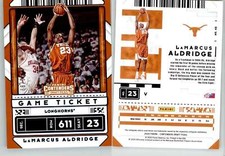 LaMarcus Aldridge 2020 Contenders Draft Game Ticket Purple #48 /99 Texas