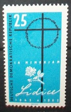 N°1260L STAMP GERMAN DEMOCRATIC REPUBLIC DDR 1962 NEW WITHOUT FOLD aus