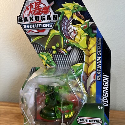 Bakugan Evolutions Platinum Series VIPERAGON Figure Rare True Metal! UNOPENED