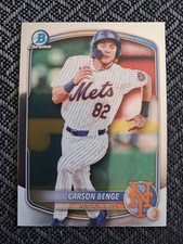 Carson Benge 2025 Bowman Chrome #BCP-108 Mets RC Top Prospects