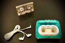 Panasonic RQ-CW05 Lecteur Cassette Stéréo Auto Reverse XBS Bleu Testé