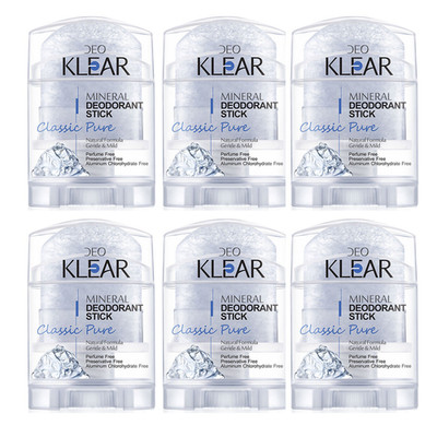 70g DEOKLEAR Mineral Deodorant Stick Natural Formula Crystal alum roll-on