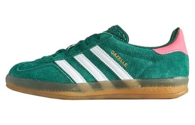 NEW W/O BOX Adidas Gazelle Indoor Collegiate Green/Pink IG5929 SZ 6.5