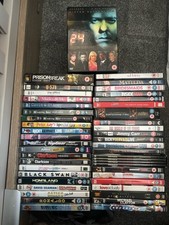 Large Bundle of Mixed Genre DVDs TV - Comedy, Drama, Action & Family Films Used