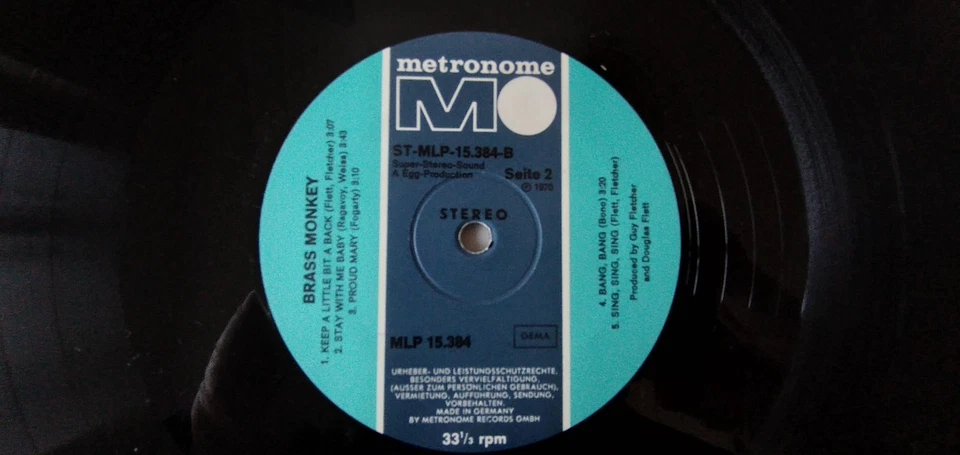 LP     BRASS MONKEY - Same - Bild 2 von 4