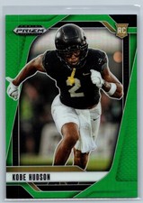 Kobe Hudson - #136 2025 Panini Prizm Draft Picks Prizms Green - 1C