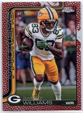 Savion Williams Football Leather Refractor Topps Chrome - Football Leather Refra