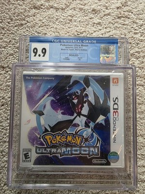 pokemon ultra moon - CGC 9.9 A+ (Middle Eastern Version) 3DS Nintendo 2017