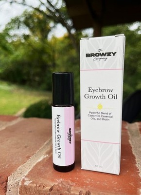 Eyebrow Serum with Castor Oil, Essential Oils for Fuller, Healthier Brows