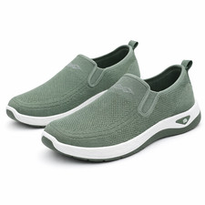 Women Slip On Walking Shoes Breathable Mesh Sneakers Lightweight Comfort
