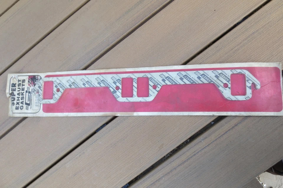 Junta colector de escape Mr Gasket 850 1966-1969 AMC 290 343 390 1,20x1,76 NOS Foto 2 de 2