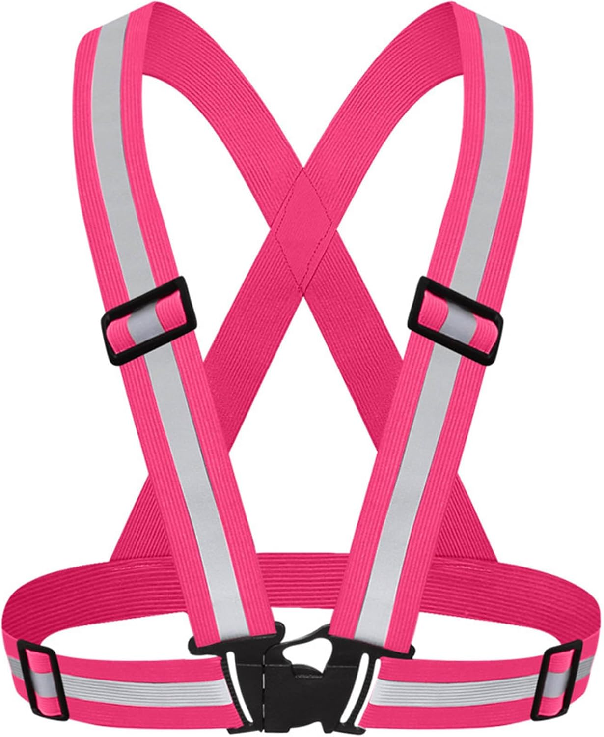 Reflective Vest, Adjustable and Flexible High Visibility Safety Reflective Runni