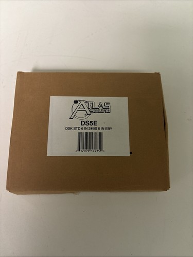Atlas Sound DS5E 5-inch Fixed Height Desktop Mic Stand - Ebony New