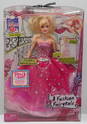 T2562 A Fashion Fairytale-2in1 Barbie Puppe 2010-Mattel-B